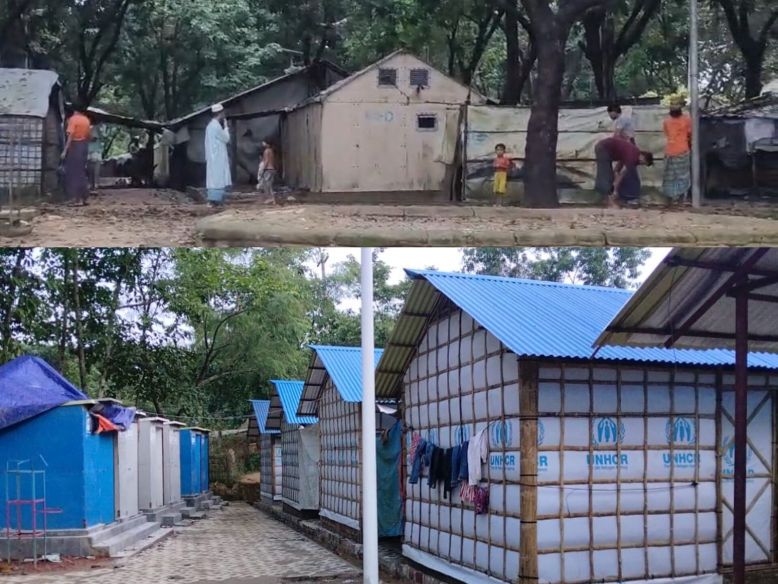 নিরাপত্তার ঝুঁকি নিয়েই ট্রানজিট ক্যাম্প থেকে মূল ক্যাম্পে ফিরছেন রোহিঙ্গারা
