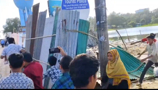 সুগন্ধা পয়েন্টে এস আলমের বাতিল প্লট দখল-বেদখলের মহড়া, নীরব ভূমিকা প্রশাসনের